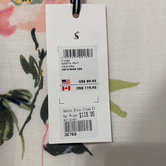 New with tags cotton/ linen blend dress - Picture 5 of 6